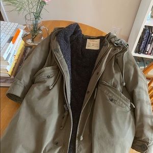 Green TNA women’s winter jacket